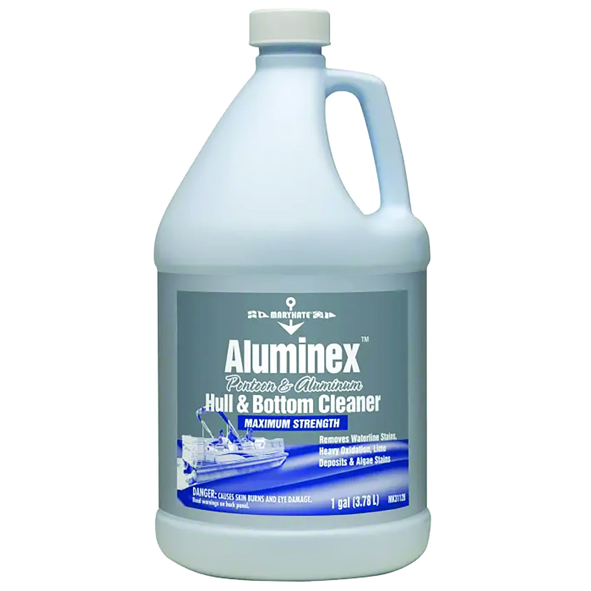 CRC Industries MaryKate Aluminex Pontoon & Aluminum Hull Cleaner — 1 Gallon, Maximum Strength, Model# CRCMK31128